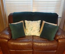 Brown sofa