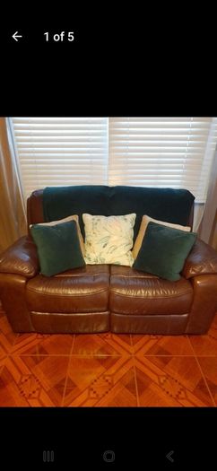 Brown sofa