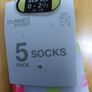 Girls Socks 5 Packs 15-18mts Image 2