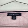 Tommy Hilfiger Pink V-Neck Cotton Knit Jumper Size XL Image 2