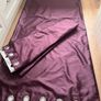 Purple taffeta eyelet curtains Image 2