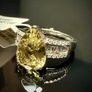 Diamond 950 Platinum AAA Turkizite & Diamond Statement Ring Image 6