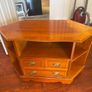 Solid Wood TV Stand / Corner Unit with Drawers & Storage Image 2