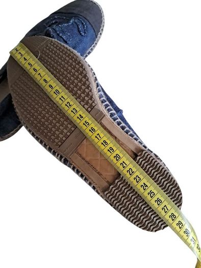 Chanel denim espadrilles