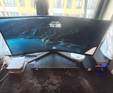 Samsung Odyssey G5 34" Curved 4K Gaming Monitor | 5cm Strip on Right Edge