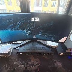 Samsung Odyssey G5 34" Curved 4K Gaming Monitor | 5cm Strip on Right Edge