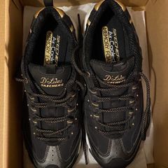 Skechers Women's D'Lites Black with Gold Trim Size UK 5 Eur 38 BNIB