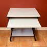 Compact Study Desk with Pull Out Tray & Wheels Image 2