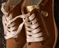 Tan Wedge Shoes