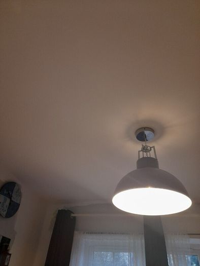 Large grey light fitting