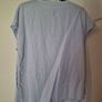light blue linen shirt Size S Poetry Image 3