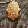 Hamsa Arabic travel prayer pendant Image 2