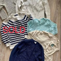 Women's knitwear jumpers blouses wool cardigans tops GAP M&S Zara and more woman's clothes bundle size S