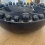 large bobble decorative ceramic bowl blue navy Image 3