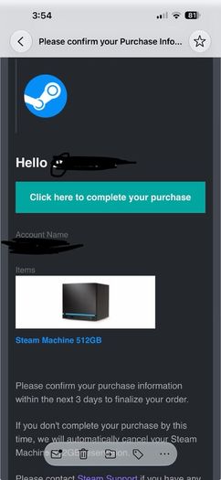 Steam Machine 512GB (No Controller)