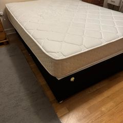Double Bed with Mattress, Good Condition