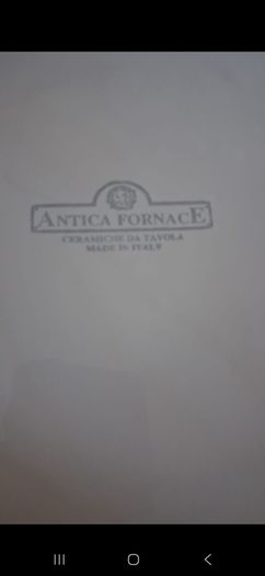 Antica Fornace turkey platter