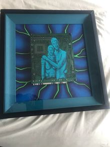 Original James Quinn signed Art work