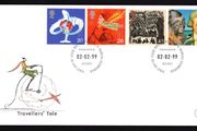 1999 Great Britain Millennium Projects The Travellers' Tale Commemorative Stamps Royal Mail Addressed First Day Cover (FDC).