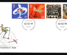 1999 Great Britain Millennium Projects The Travellers' Tale Commemorative Stamps Royal Mail Addressed First Day Cover (FDC).