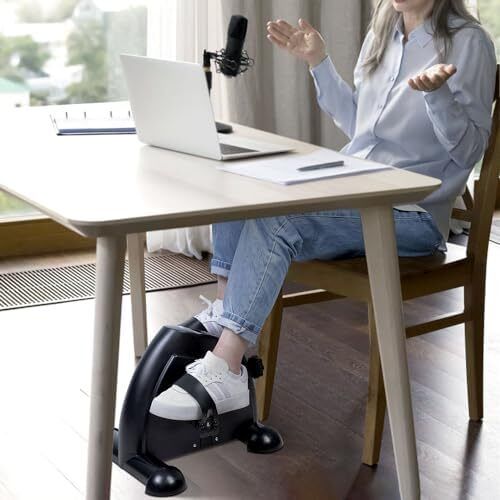 Mini Exercise Bike Portable Home Pedal Exerciser Gym Fitness Leg Arm