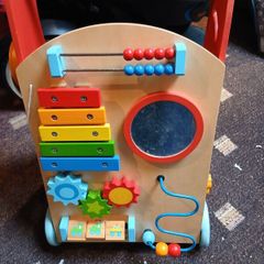Wooden Activity Walker Baby Walker from Aldi