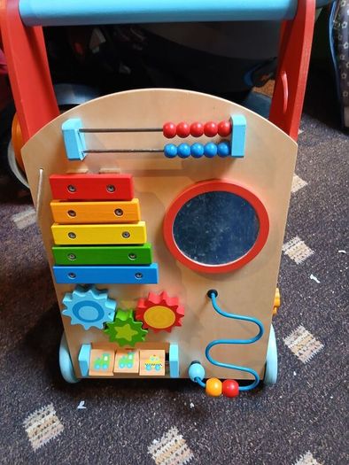 Wooden Activity Walker Baby Walker from Aldi