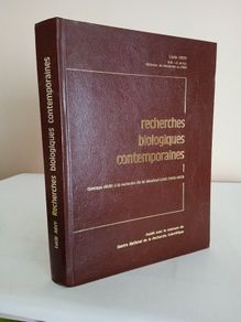Recherches, Biologiques, Contemporaines: Ouvrage dedie a la memoire du Dr Manfred Gabe (1916-1973) (RB455)