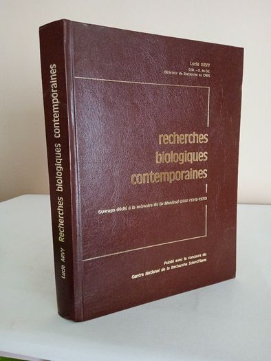 Recherches, Biologiques, Contemporaines: Ouvrage dedie a la memoire du Dr Manfred Gabe (1916-1973) (RB455)