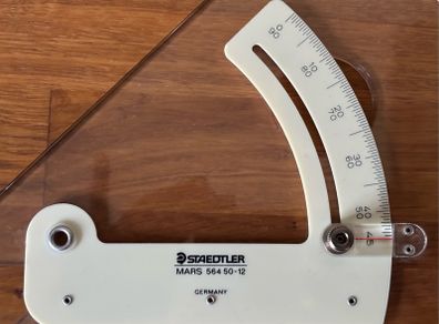 Vintage Adjustable Set Square - Boxed, As-New