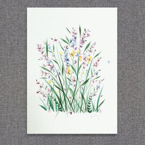 Original Watercolour Floral Painting