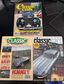 Classic Car Magazines x3