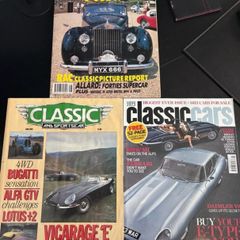 Classic Car Magazines x3
