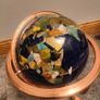Multi gemstone handmade Globe Image 2