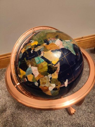 Multi gemstone handmade Globe