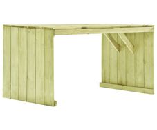 Garden Table 150x87x80 cm Impregnated Pinewood