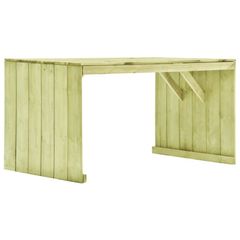 Garden Table 150x87x80 cm Impregnated Pinewood