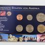 USA sealed BUNC certificated coins set incl JFK Half & George Washington Dollar Image 2