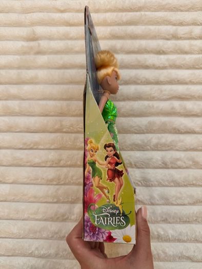 Disney Fairies Jakks Pacific Tinker Bell Fashion Doll approx. 23cm. Damaged Box and wing - a bit Please see photos