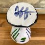 Jff John ffrench hand made Goblet 1980s USA Image 5