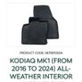 Skoda Kodiaq rubber mats and boot liner Image 8