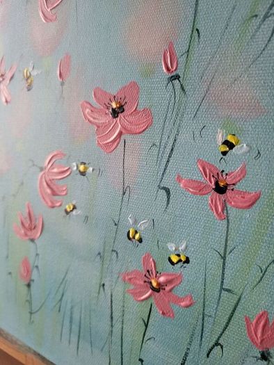 Acrylic on canvas!