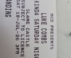 luke combs concert tickets