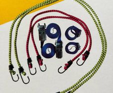 Tie down and bungee set. 8 pieces New