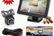 25632 Car Monitor Camera 4.3-inch Display HD Reversing Rearview Camera Car Reversing Kit
