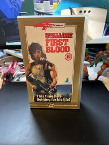 Rambo First Blood VHS
