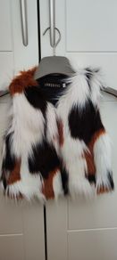 Faux fur gillet 4y