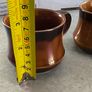 2 Brwon cup  vintage piece of Celtic Ennis earthenware pottery made in the Republic of Ireland. Image 3