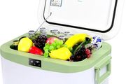 12.8L Car Fridge Freezer Portable Compressor Cooler, 12V/24V DC &amp; 100 240V AC Mini Refrigerator for Camping, RV, Truck, Boat, Travel, Picnic, Home Use