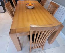 Solid oak dining table RRP